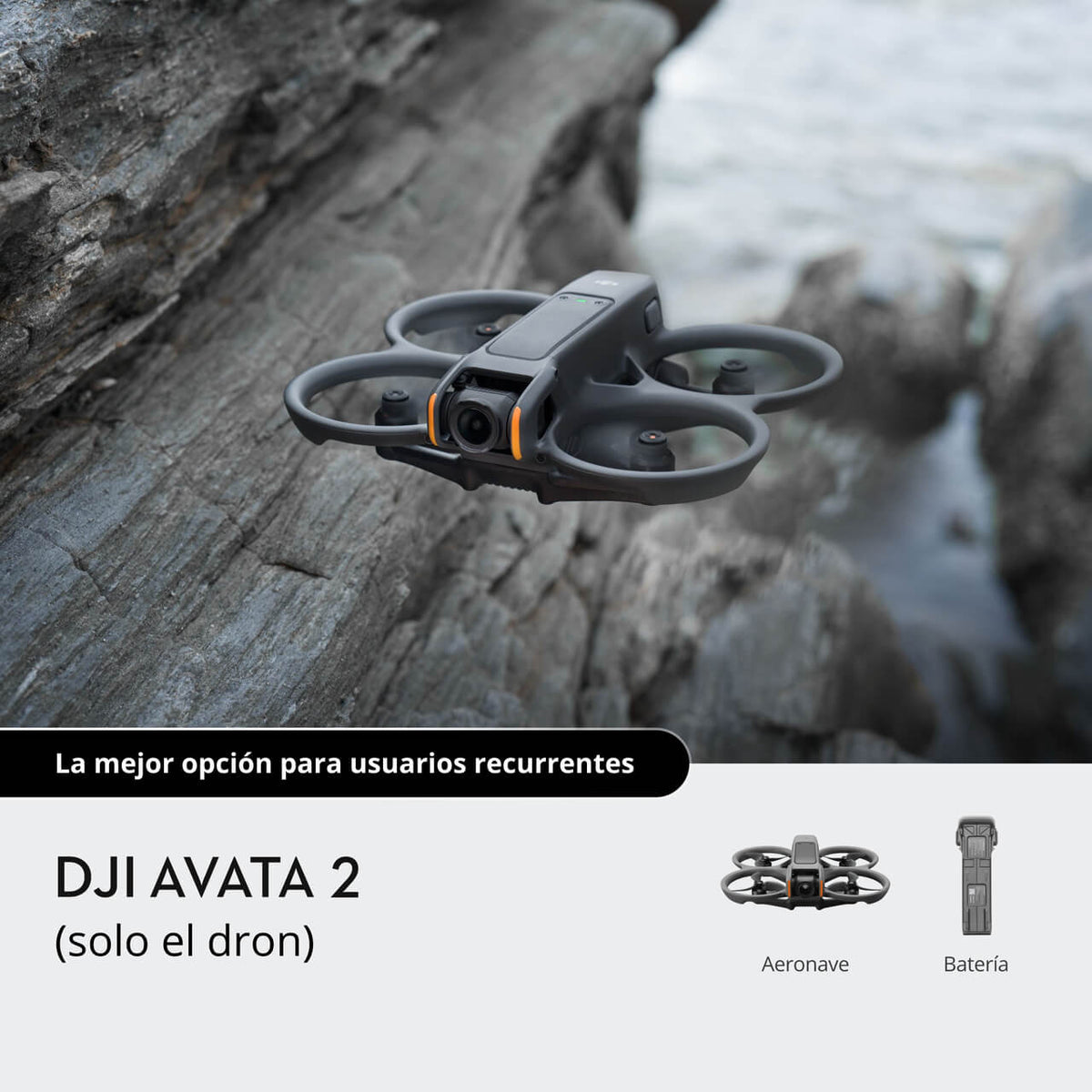 DJI Avata 2, drone FPV compacto para grabación aérea en 4K