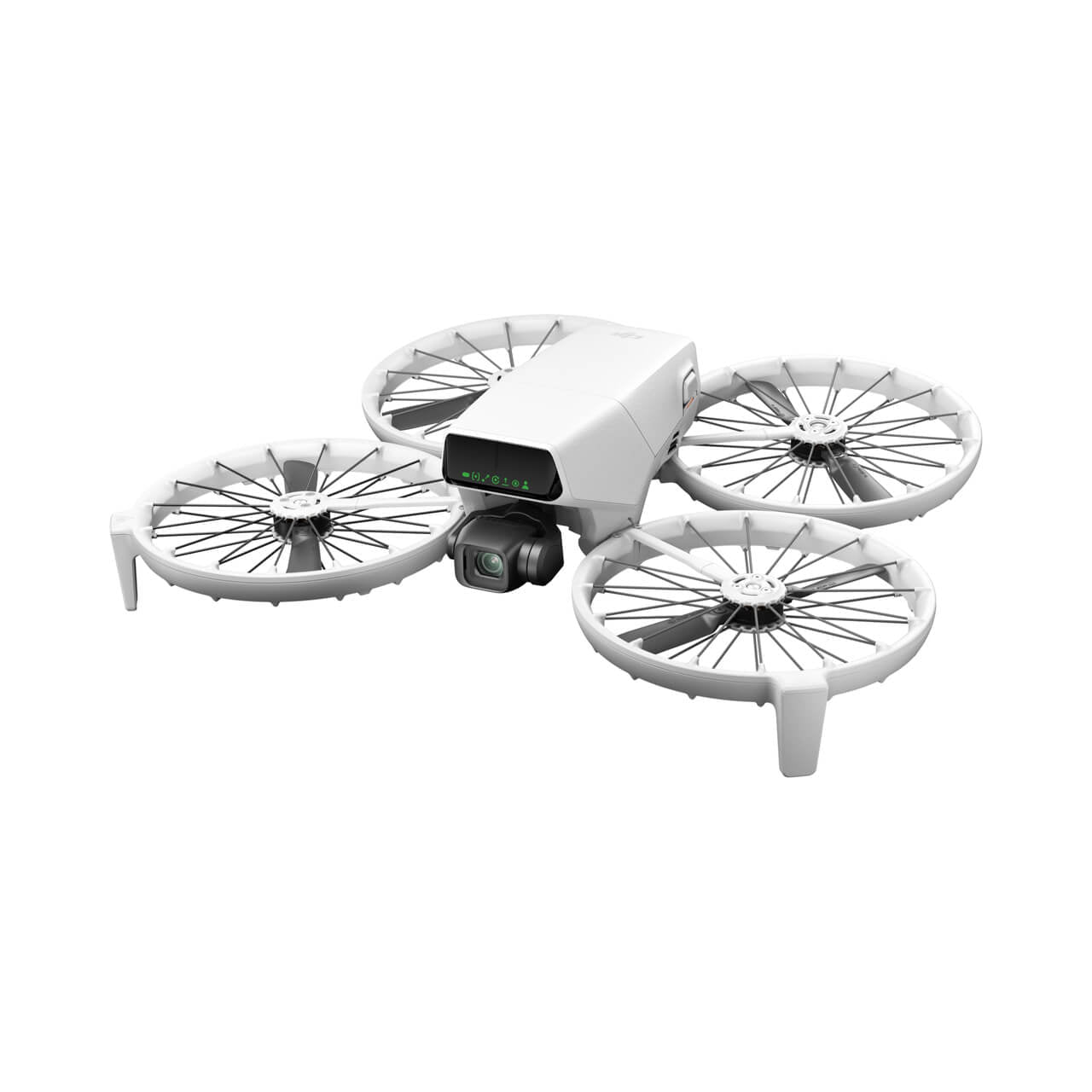 DJI Flip, drone plegable con protectores de hélices para fotografía y video aéreo