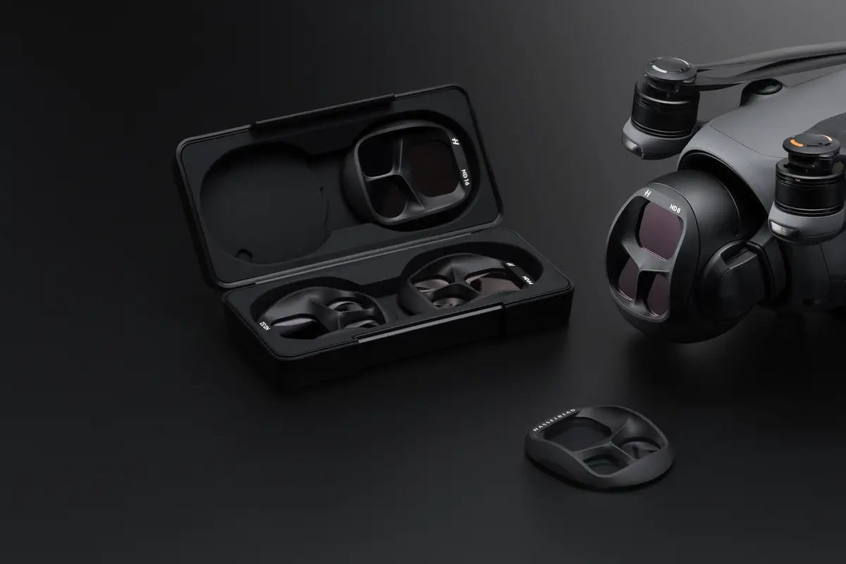 Filtros ND DJI Mavic 4 Pro para controlar la velocidad de obturación durante fotografía y video aéreo