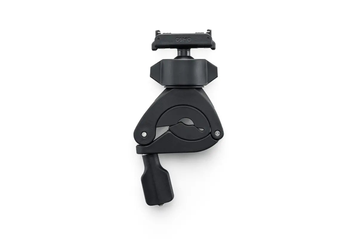 Minisoporte para manillar DJI Osmo Action con rótula ajustable para cambiar fácilmente el ángulo de grabación