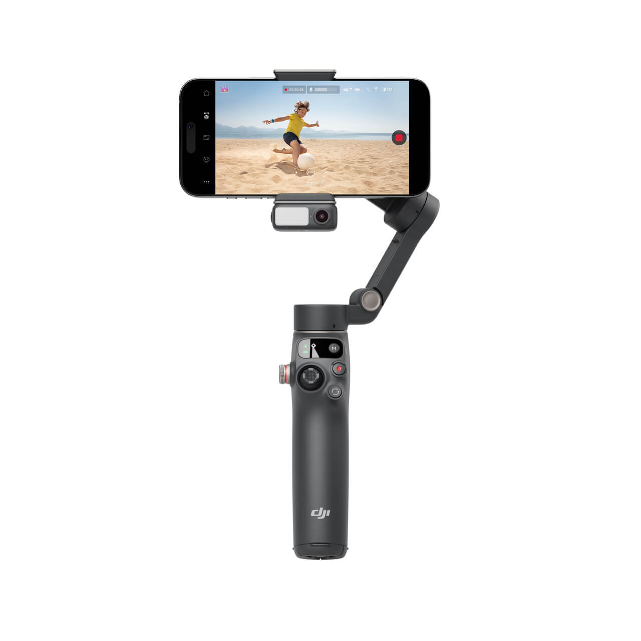 DJI Osmo Mobile 7 con smartphone y estabilización de tres ejes para grabar videos fluidos