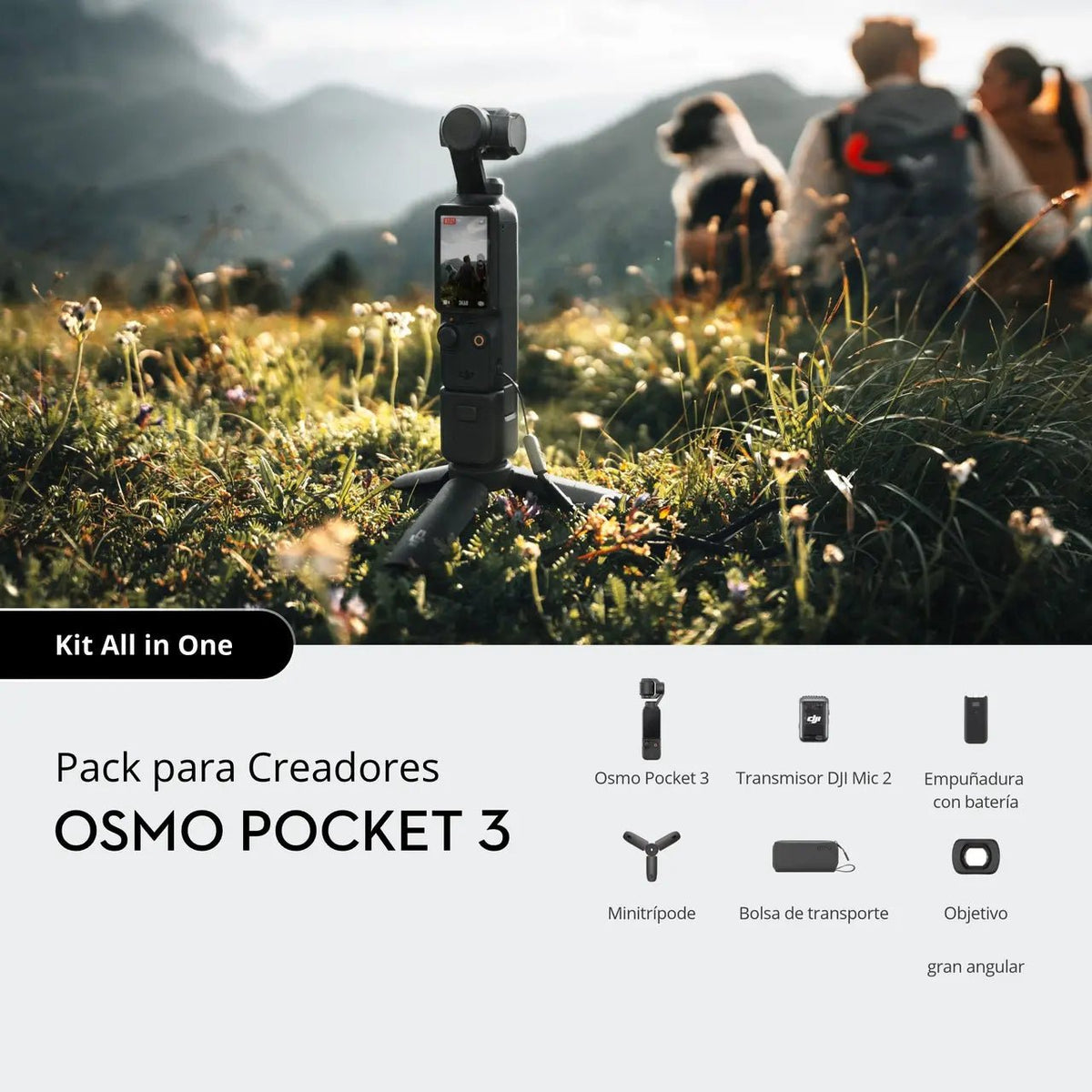 DJI Osmo Pocket 3 para capturar video 4K estable durante viajes y actividades al aire libre