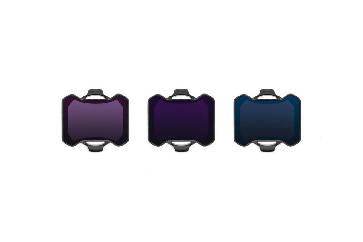 Juego de filtros ND8, ND16 y ND32 para DJI Avata 2, diseñado para controlar la exposición durante vuelos FPV