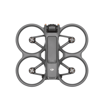 Vista inferior del DJI Avata 2 mostrando su estructura compacta