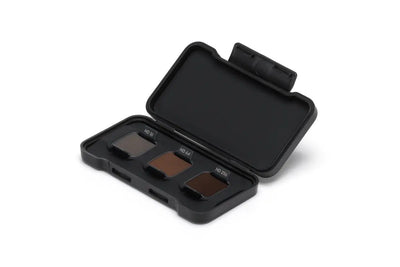 Kit de filtros ND16, ND64 y ND256 DJI Flip para grabar video aéreo en diferentes condiciones de iluminación