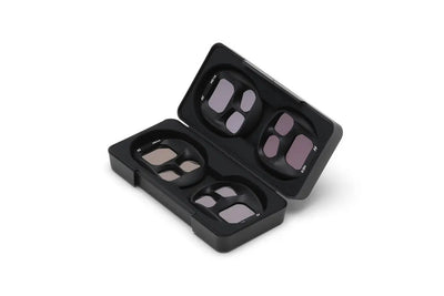 Filtros ND para DJI Mavic 4 Pro organizados en un estuche protector para facilitar su almacenamiento y transporte