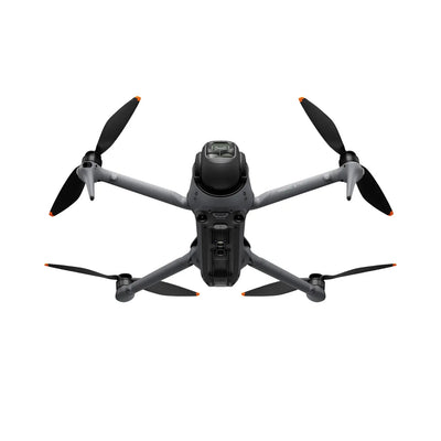 Vista frontal del DJI Mavic 4 Pro con sistema de cámara avanzado y detección de obstáculos