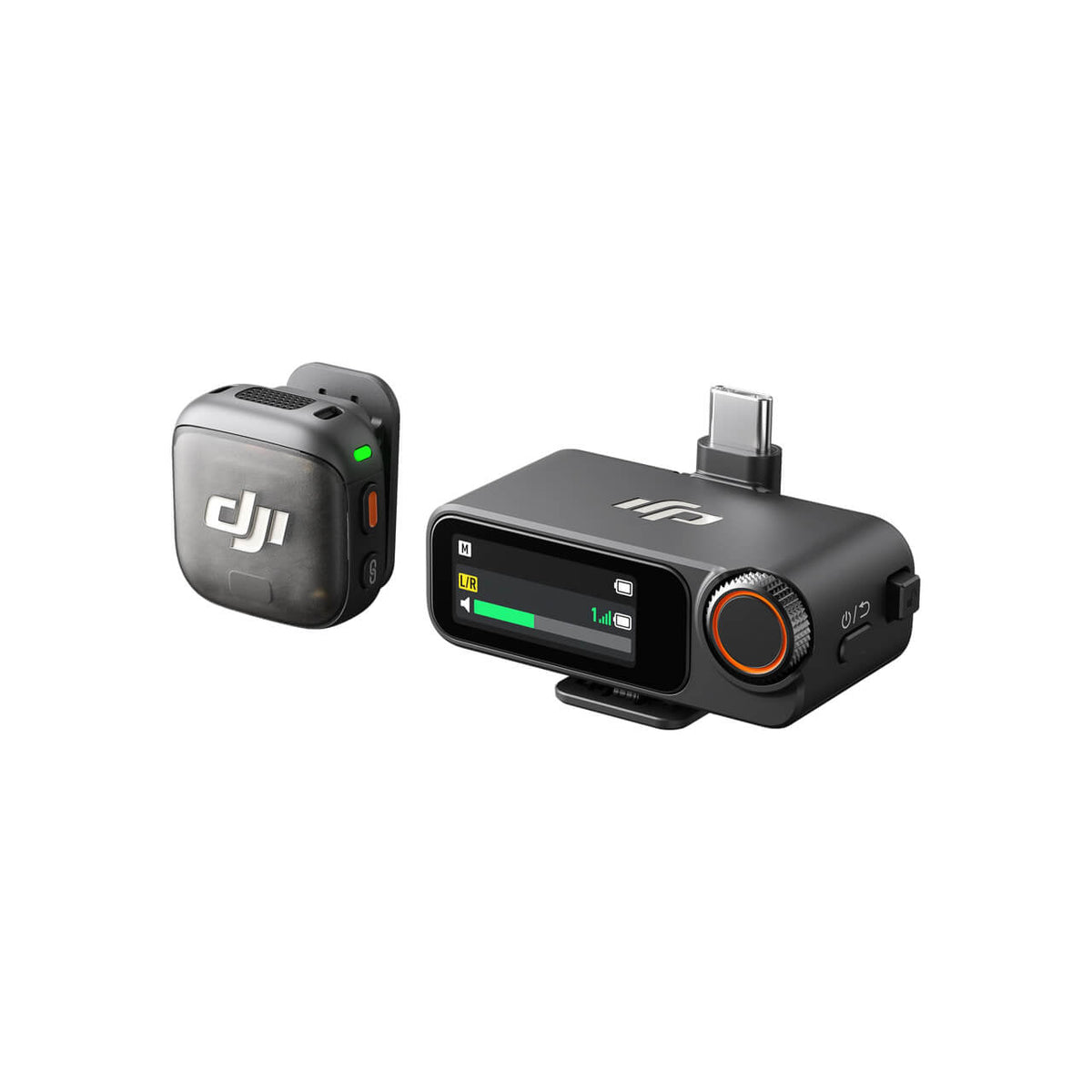 Sistema DJI Mic 3 con transmisor y receptor para grabar audio de forma inalámbrica