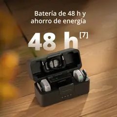 DJI Mic Mini 2 con estuche de carga y hasta 48 horas de funcionamiento para sesiones de grabación prolongadas