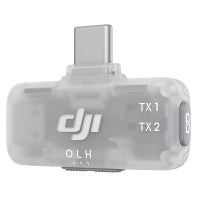 Receptor móvil DJI Mic con diseño compacto para conectar transmisores DJI Mic Mini, DJI Mic 2 y DJI Mic 3