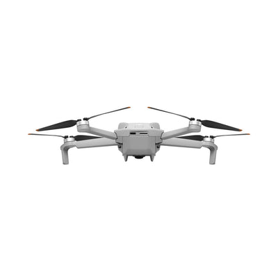 Detalle del diseño del drone DJI Mini 3 con brazos y hélices desplegados