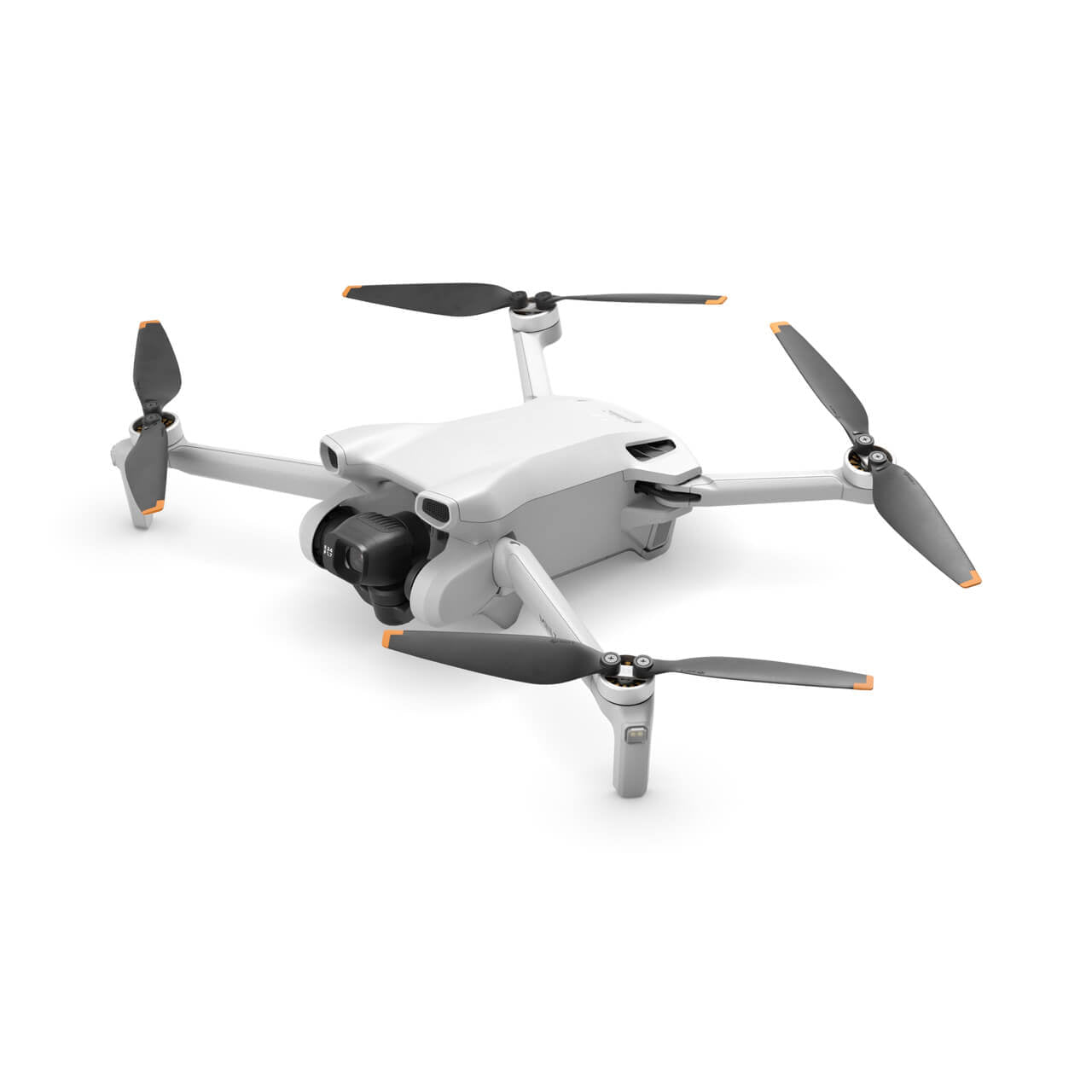DJI Mini 3 desplegado, drone plegable y compacto con cámara para fotografía aérea