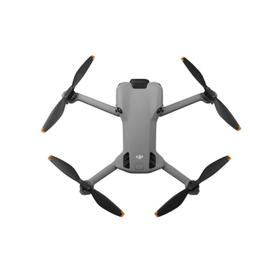 Vista superior del DJI Mini 5 Pro con diseño compacto, ligero y plegable para transportar
