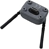 Vista lateral del transceptor digital DJI Neo 2 con diseño compacto y antenas para transmisión de video