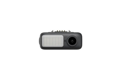 Vista lateral del módulo multifuncional DJI OM 7 para seguimiento y creación de contenido