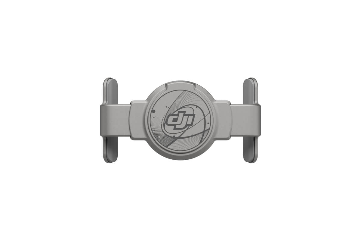 Vista trasera de la abrazadera magnética para teléfonos 4 DJI OM con sistema de conexión magnética