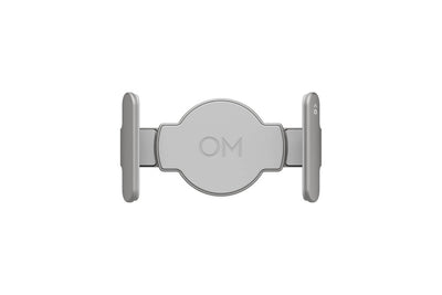 Vista frontal de la abrazadera magnética para teléfonos 4 DJI OM para estabilizadores compatibles