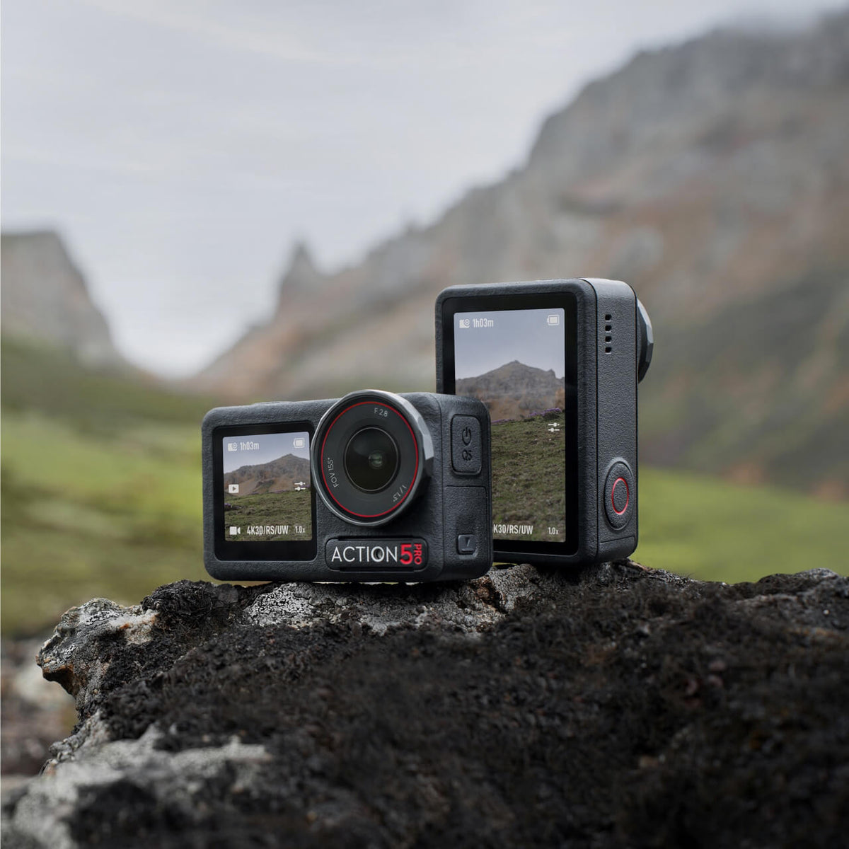 DJI Osmo Action 5 Pro, cámara de acción compacta para grabar aventuras y deportes al aire libre