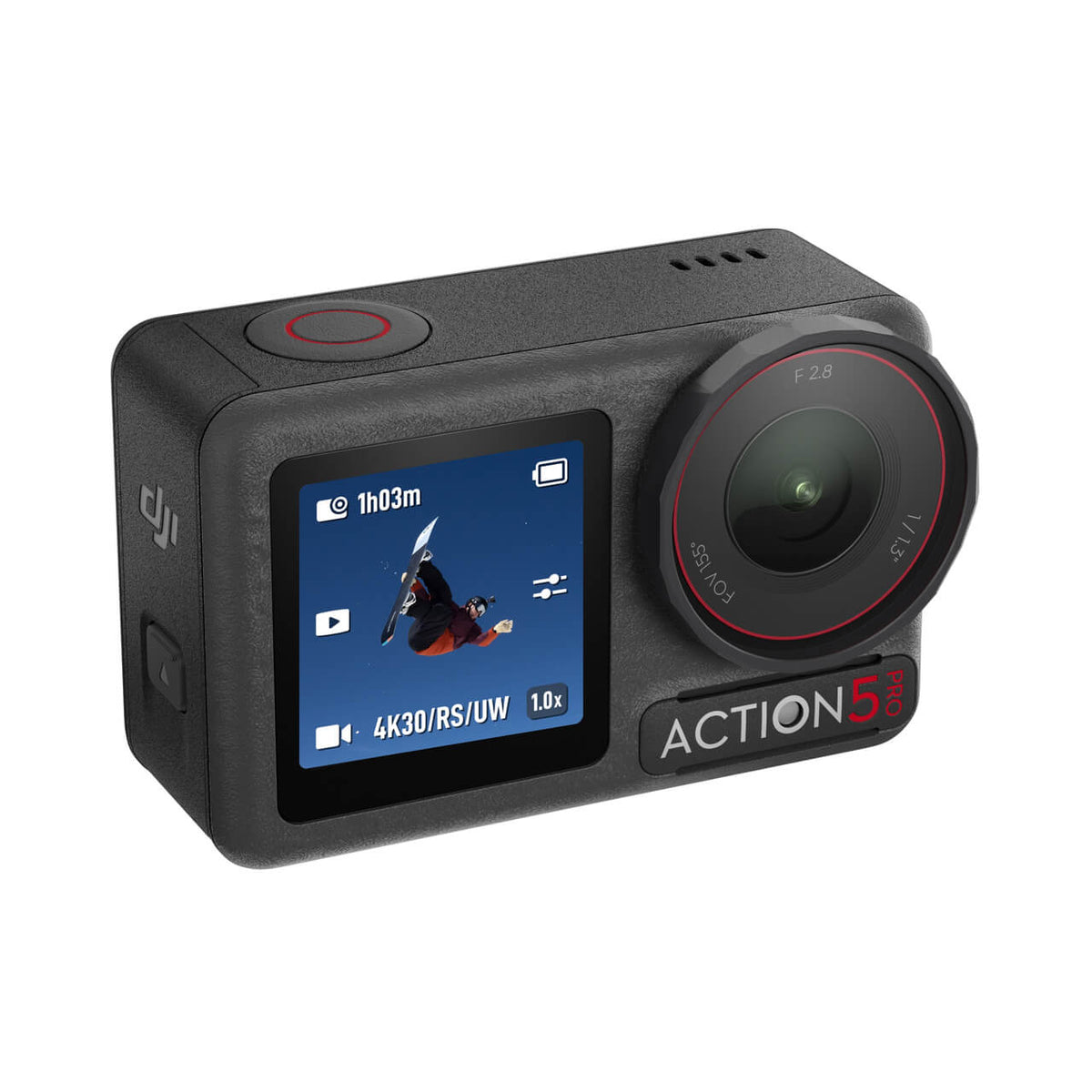 DJI Osmo Action 5 Pro con diseño compacto y portátil para grabar deportes y actividades