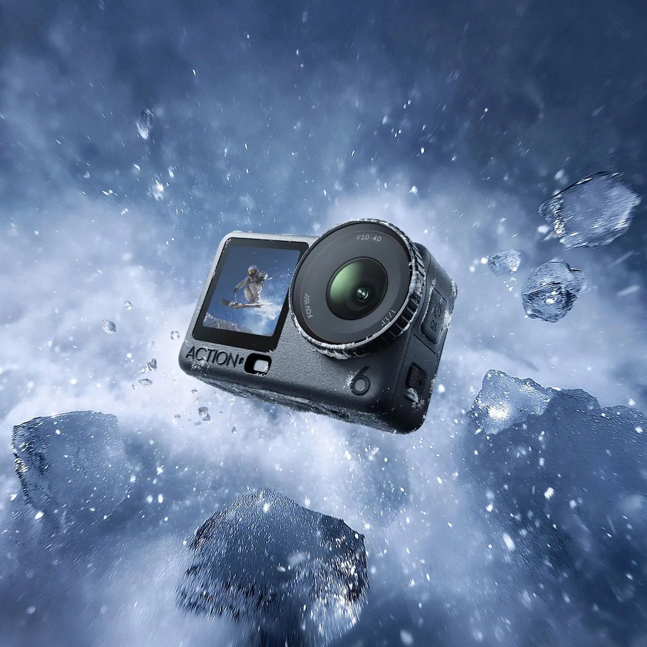 DJI Osmo Action 6, cámara de acción resistente al frío para grabar aventuras y deportes al aire libre