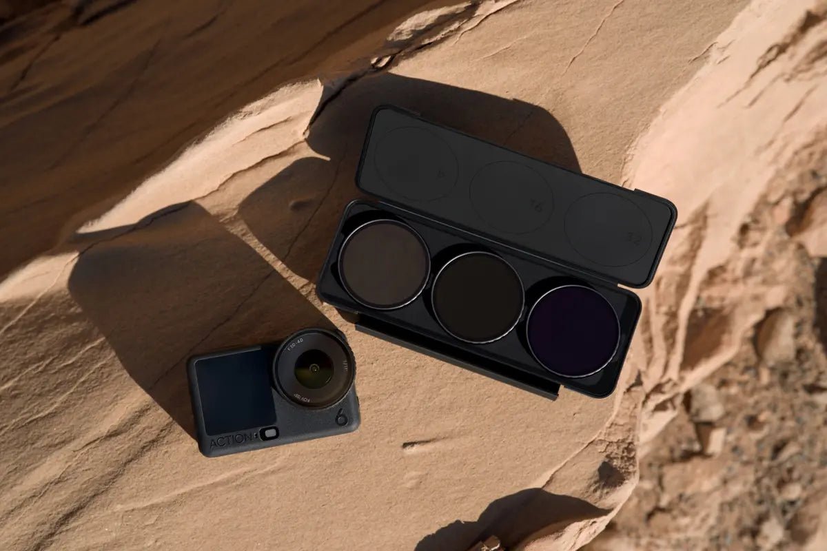 Filtros ND para DJI Osmo Action 6 diseñados para fotografía y video en condiciones de mucha luz