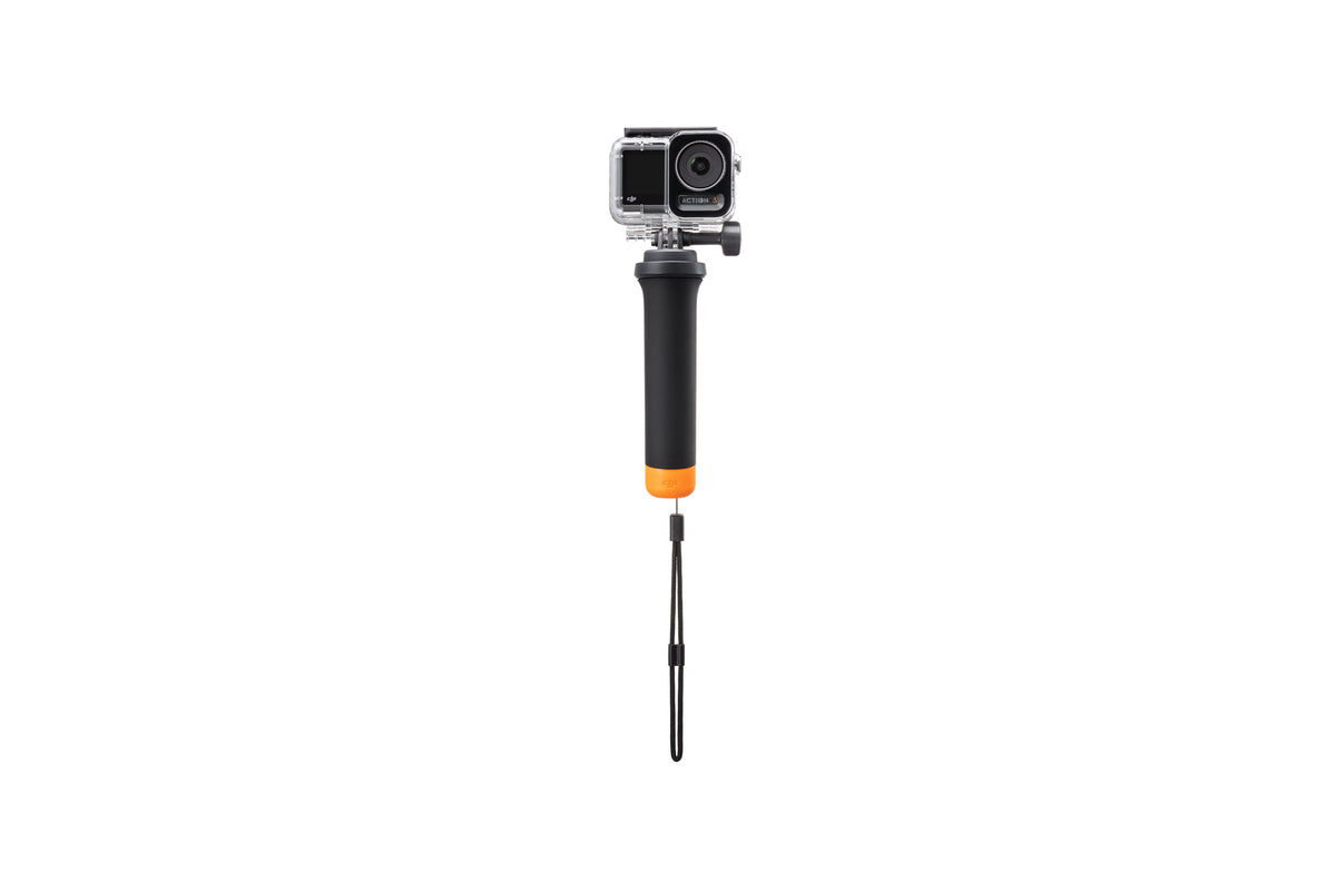 Soporte del kit de buceo DJI Osmo Action para sujetar la cámara durante grabaciones bajo el agua