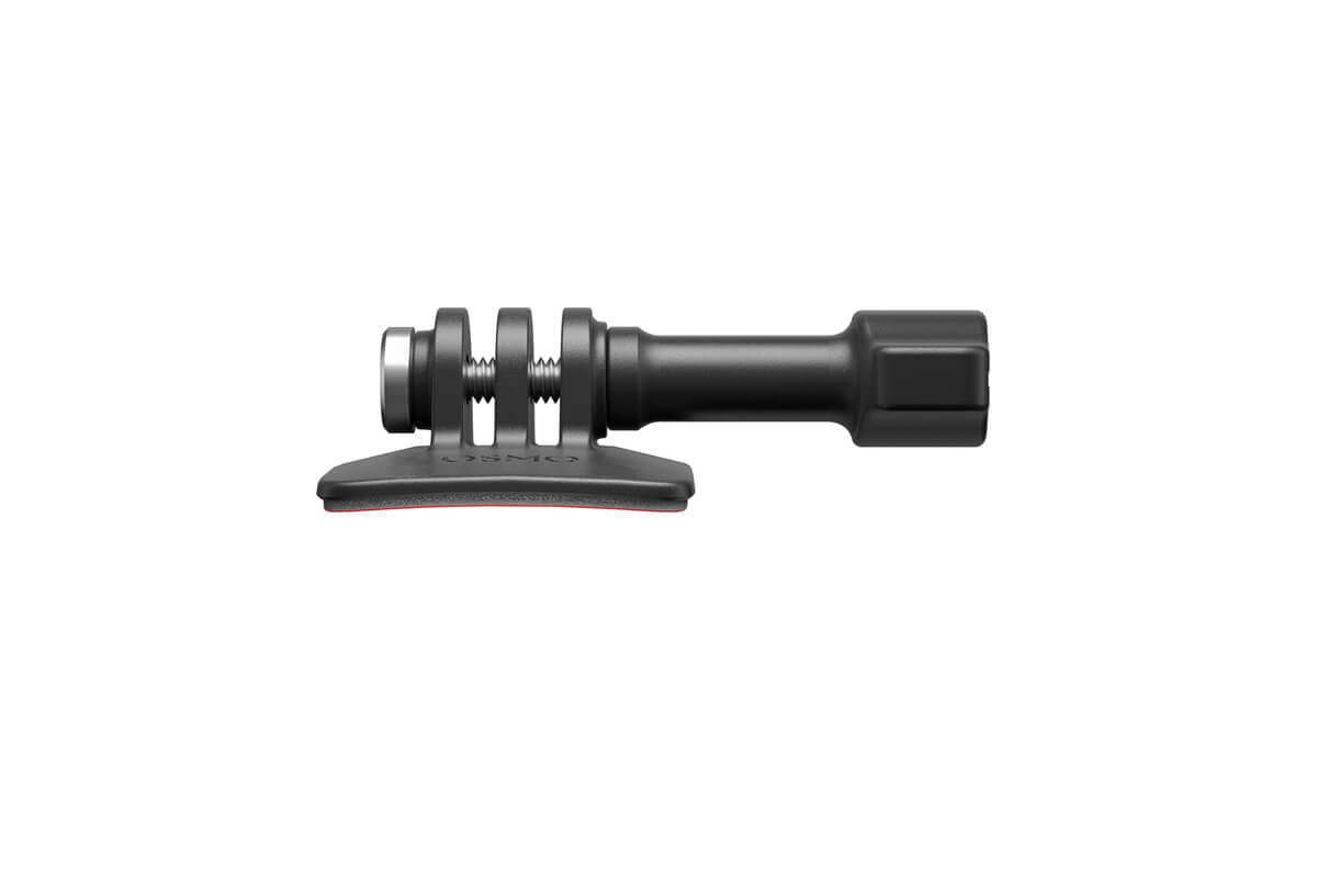 Base adhesiva curva DJI Osmo Action con adaptador para instalar la cámara en superficies curvas