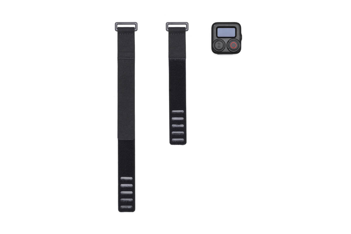 Control remoto con GPS DJI Osmo Action con accesorios para montaje en la muñeca o el manillar