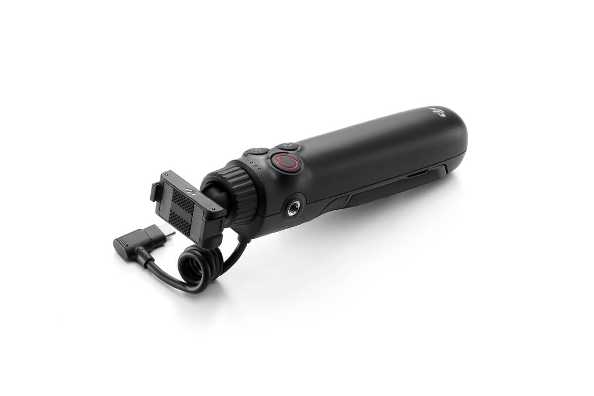 Empuñadura multifuncional DJI Osmo Action con batería integrada y controles para la cámara