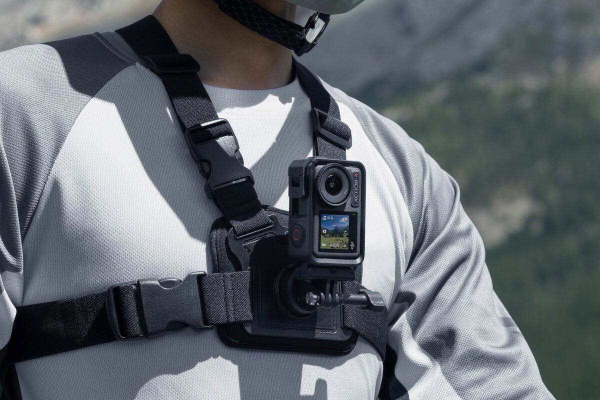 Kit de accesorios para ciclismo DJI Osmo Action con soporte de pecho para grabar recorridos y videos POV