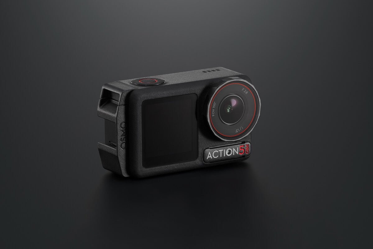DJI Osmo Action con montura de zapata para ampliar las opciones de accesorios durante la grabación