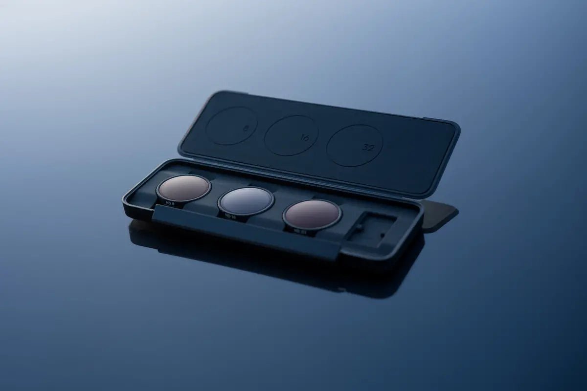 Filtros ND DJI Osmo Nano con estuche protector para grabar videos en diferentes condiciones de iluminación
