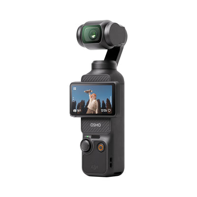DJI Osmo Pocket 3 con pantalla horizontal para grabar videos y contenido para redes sociales