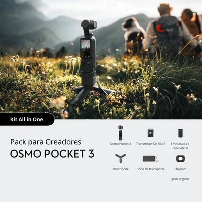 DJI Osmo Pocket 3 para capturar video 4K estable durante viajes y actividades al aire libre