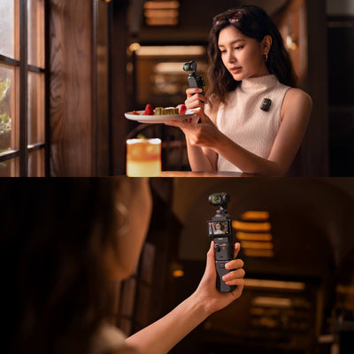 DJI Osmo Pocket 3 para grabar videos en interiores con cámara compacta y estabilización de tres ejes