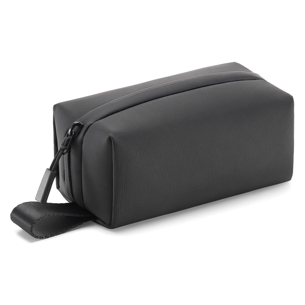 Vista lateral de la bolsa de transporte DJI Osmo Pocket 4 con diseño compacto para cámara y accesorios