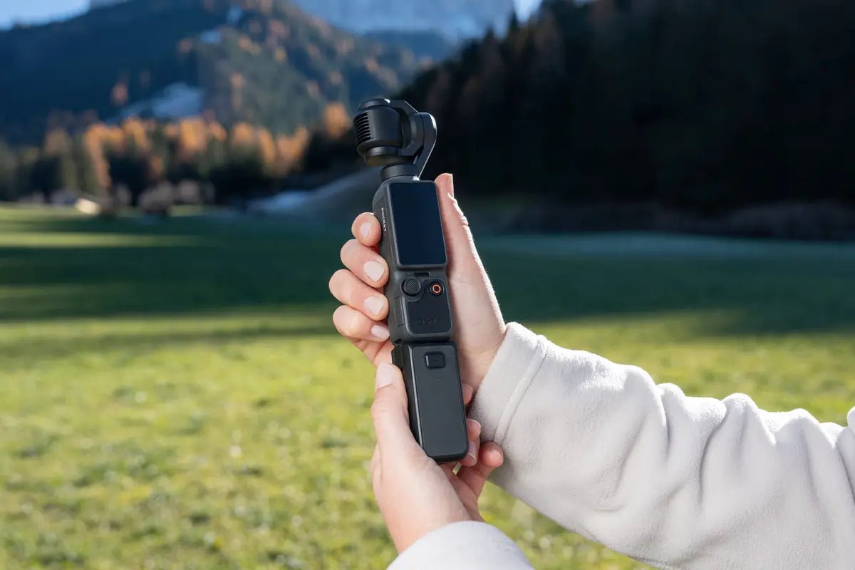 Empuñadura con batería DJI Osmo Pocket 4 para ampliar la autonomía durante viajes, vlogs y grabaciones prolongadas