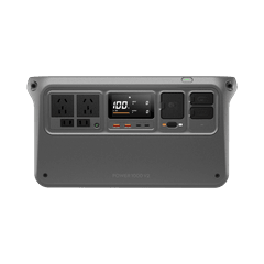 DJI Power 1000 V2 con puertos de conexión para suministrar energía a diferentes dispositivos